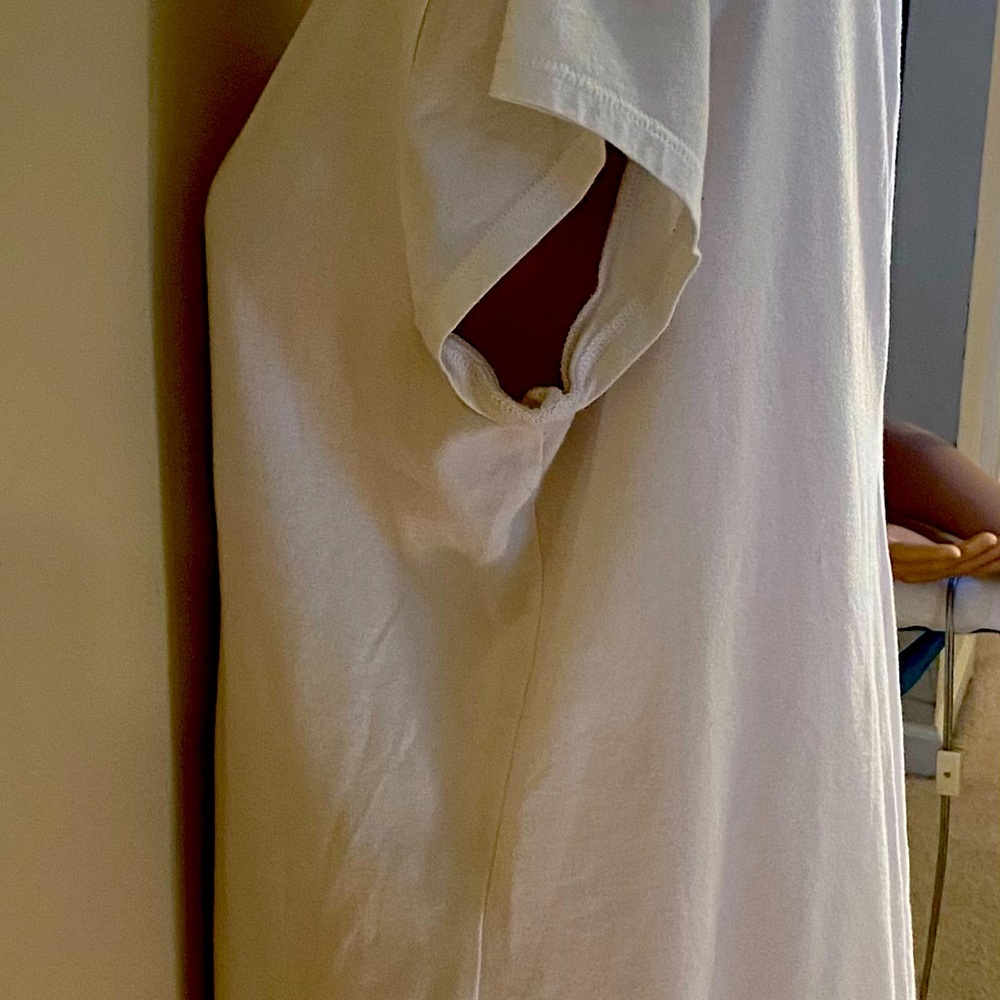 White CAbi Cotten Blouse Large